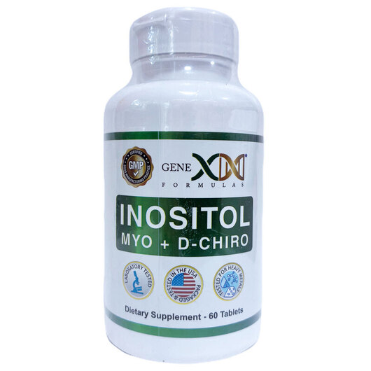 Основне фото товара Myo-Inositol 2000 mg D-Chiro Inositol 50 mg, Міо-інозитол, 60 кап