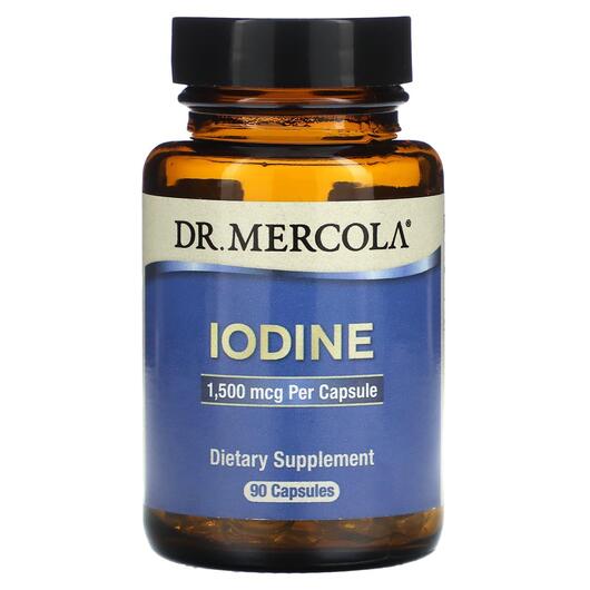 Основне фото товара Dr. Mercola, Iodine 1500 mcg, Йод, 90 капсул