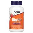 NOW, Biotin 5000 mcg, Біотин 5000 мкг, 60 капсул