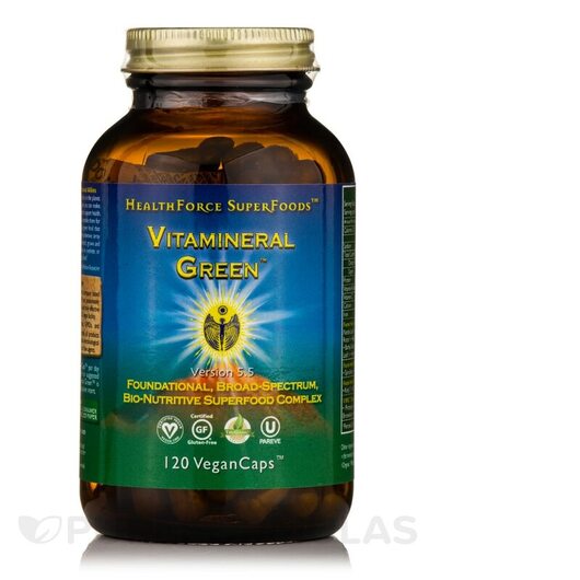 Основне фото товара Vitamineral Green, Мінеральні добавки, 120 VeganCaps™