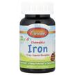 Carlson, Kid's Chewable Iron, Залізо 15 мг, 60 таблеток