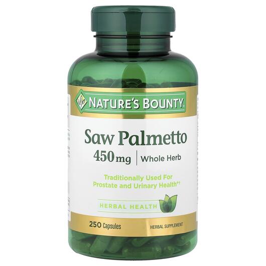 Основне фото товара Saw Palmetto 450 mg, Екстракт Пальметто 450 мг, 250 капсул