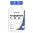 Nutricost, Astaxanthin 12 mg, Астаксантин, 30 капсул