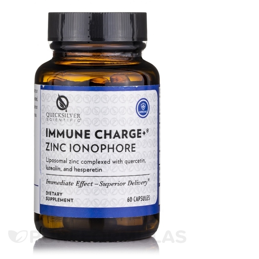 Основне фото товара Immune Charge+ Zinc Ionophore, Підтримка імунітету, 60 капсул