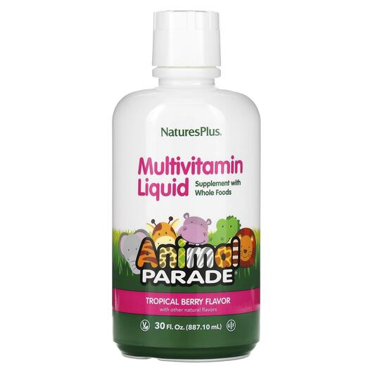 Основне фото товара Animal Parade Liquid Children's MultiVitamins, Вітаміни для 
