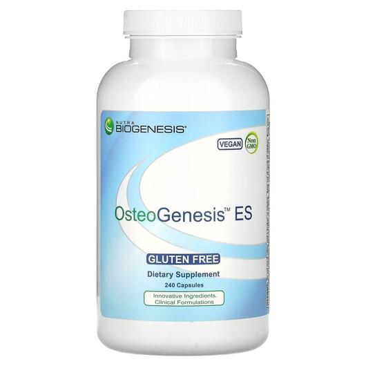 Основне фото товара Nutra BioGenesis, OsteoGenesis ES, Підтримка суглобів, 240 капсул
