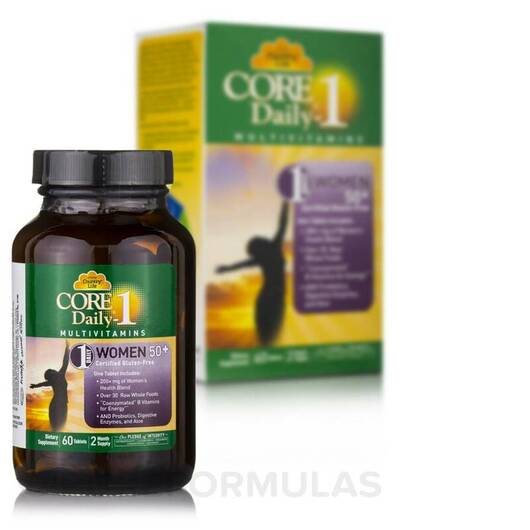 Основне фото товара Core Daily 1 Multivitamin for, Вітаміни для жінок 50+, 60 таблето