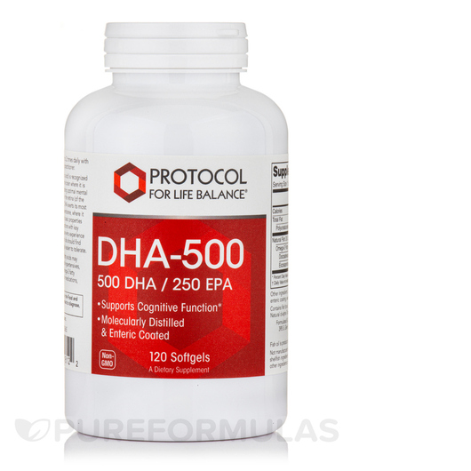 Основне фото товара DHA-500 500 DHA / 250 EPA, Омега ЕПК ДГК, 120 капсул