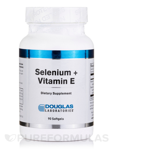 Основне фото товара Selenium + Vitamin E, Вітамін E Токофероли, 90 капсул