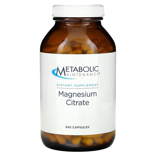 Основне фото товара Magnesium Citrate, Магній Цитрат, 250 капсул