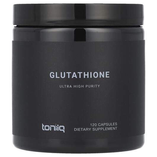 Основне фото товара Toniiq, Glutathione, L-Глутатіон, 120 капсул