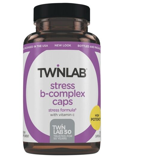 Основне фото товара Stress B-Complex Caps with Vitamin C, Вітамін C, 250 капсул
