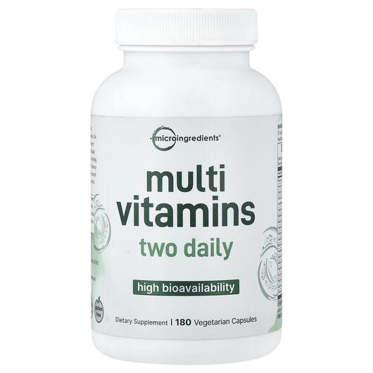 Основне фото товара Multi Vitamins High Bioavailability, Мультивітаміни, 180 капсул