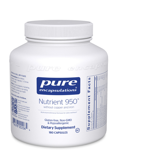 Основне фото товара Nutrient 950 w/o Copper and Iron, Залізо, 180 капсул