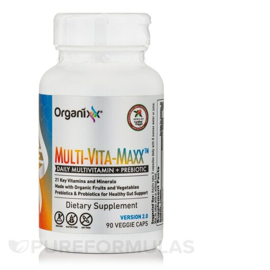 Основне фото товара Multi-Vita-Maxx Daily Multivitamin + Prebiotic, Пребіотики, 90 ка