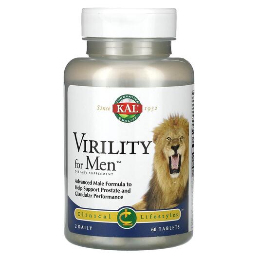 Основне фото товара KAL, Virility for Men, Вітаміни для чоловіків, 60 таблеток