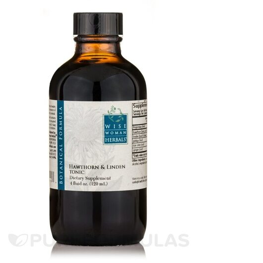 Основне фото товара Wise Woman Herbals, Hawthorne & Linden Tonic, Глід, 120 мл