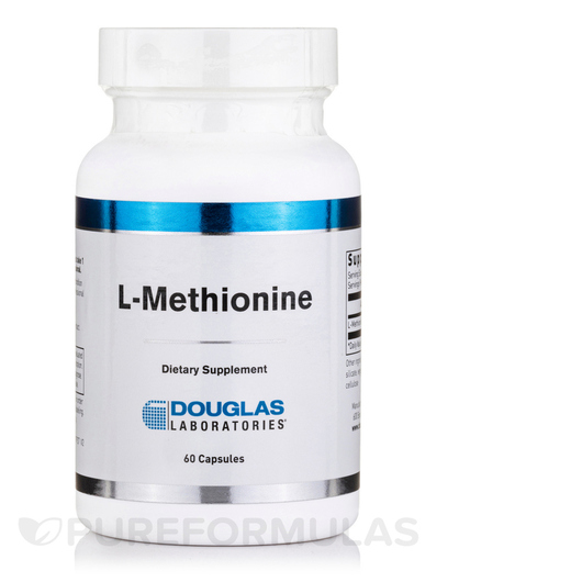 Основне фото товара Douglas Laboratories, L-Methionine 500 mg, L-Метіонін, 60 капсул