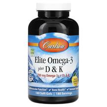 Elite Omega-3 Plus D & K Рыбий жир Омега-3 Carlson