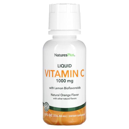 Основне фото товара Liquid Vitamin C Natural Orange 1000 mg, Вітамін C, 236.56 мл