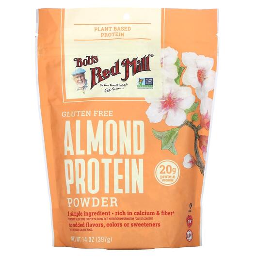 Основное фото товара Bob's Red Mill, Протеин, Almond Protein Powder Gluten Free, 