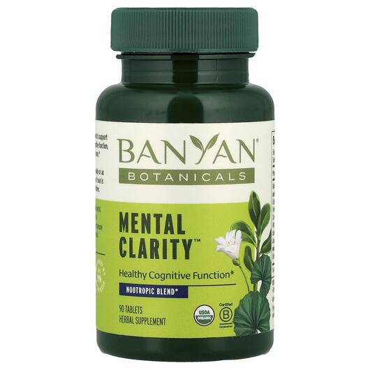 Основне фото товара Banyan Botanicals, Mental Clarity, Лінолева кислота, 90 таблеток