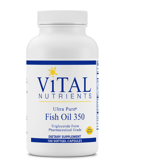 Основне фото товара Ultra Pure Fish Oil 350 Lemon Flavor, Омега 3, 100 капсул