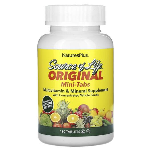 Основне фото товара Source of Life Multi-Vitamin & Mineral, Мультивітаміни, 180 м