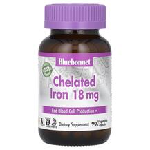 Chelated Iron Хелатное Железо 18 мг Bluebonnet