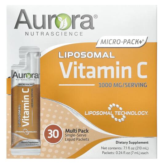 Основне фото товара Micro-Pack+ Vitamin C 1000 mg, Вітамін C, 5 мл