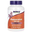 Фото товару NOW, Natural Resveratrol 200 mg, Ресвератрол 200 мг, 120 капсул