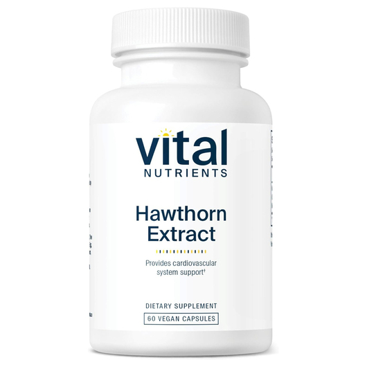 Основне фото товара Vital Nutrients, Hawthorn Extract 450 mg, Глід, 60 капсул