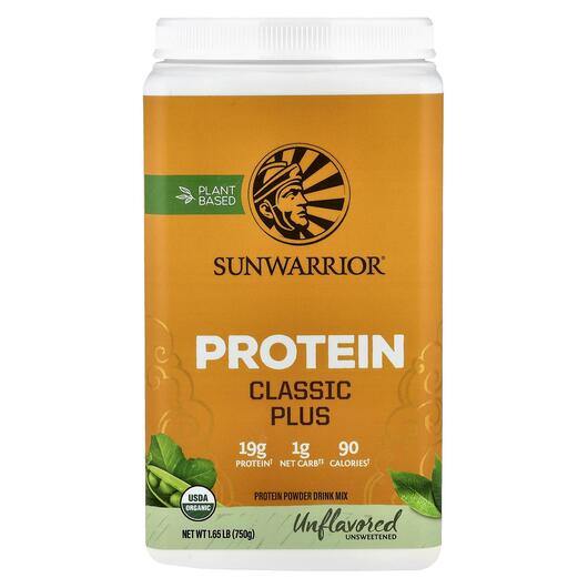 Основне фото товара Classic Plus Protein Plant Based Unflavored, Органічний Протеїн, 