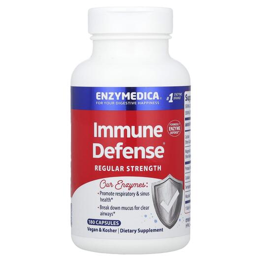 Основне фото товара Enzymedica, Enzyme Defense ViraStop, Травні Ферменти, 180 капсул