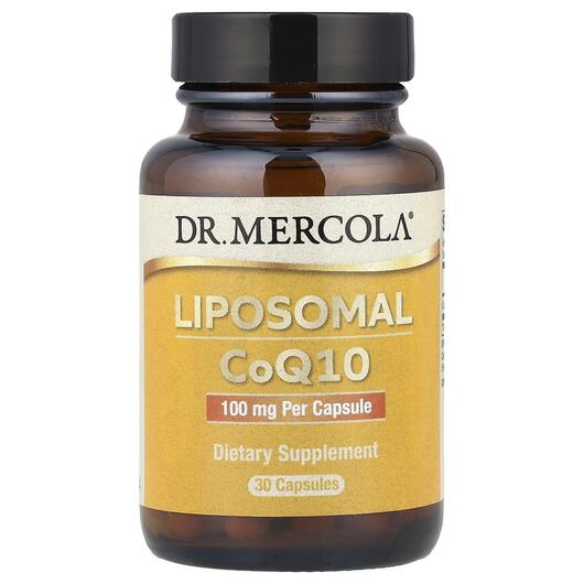 Основне фото товара Dr. Mercola, CoQ10 100 mg, Убіхінон, 30 капсул