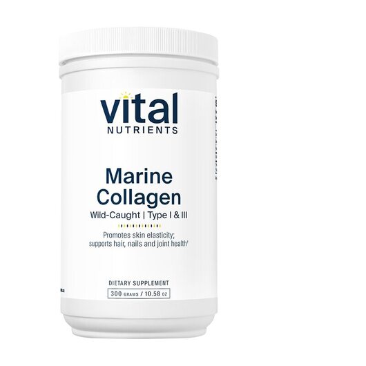 Основне фото товара Vital Nutrients, Marine Collagen, Морський колаген, 300 г
