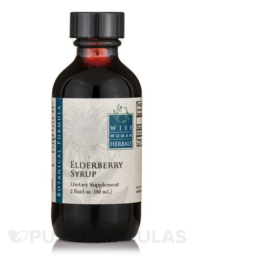 Основне фото товара Wise Woman Herbals, Elderberry Syrup, Сироп з Бузини, 60 мл