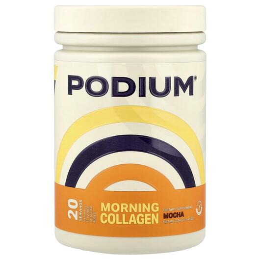 Основне фото товара Podium Nutrition, Morning Collagen Mocha, Колаген, 324 г