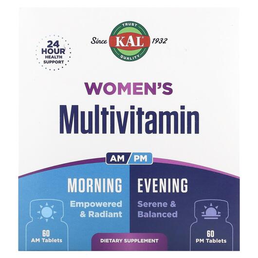 Основне фото товара Women's Multivitamin Morning &, Вітаміни для жінок, 60 T