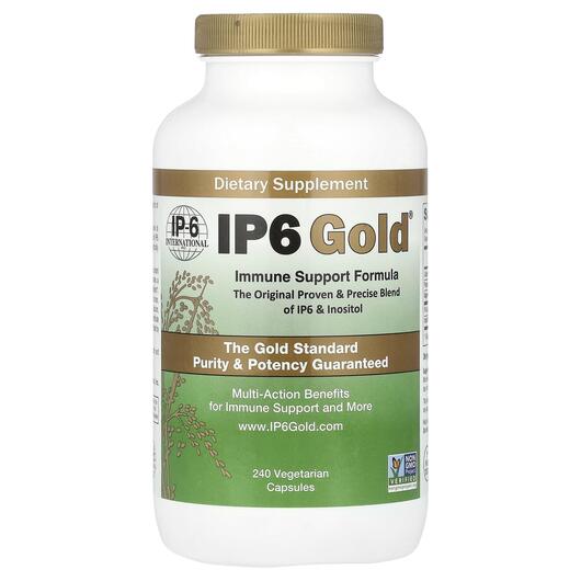 Основне фото товара IP6 Gold Immune Support Formula, Вітамін B8 Інозитол, 240 капсул