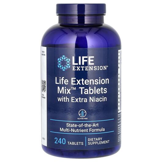 Основне фото товара Life Extension, Mix with Extra Niacin, Вітаміни, 240 таблеток