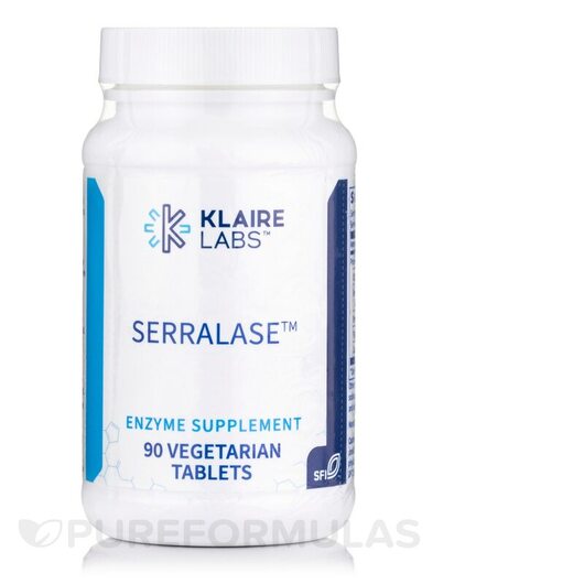 Основне фото товара Klaire Labs, Serralase, Альфа-ліпоєва, 90 таблеток