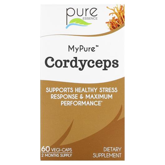 Основне фото товара Pure Essence, MyPure Cordyceps, Гриби Кордицепс, 60 капсул