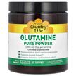 Фото товару Country Life, Glutamine Pure Powder, L-Глутамін 5000 мг, 275 г