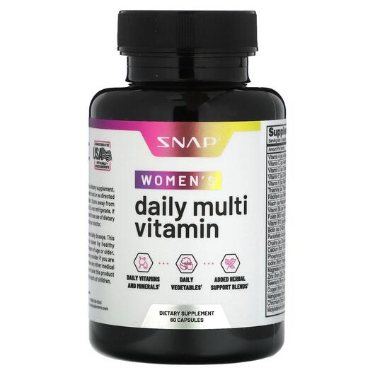 Основне фото товара Women's Daily Multi Vitamin, Вітаміни для жінок, 60 капсул