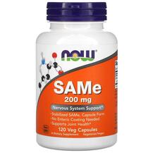 SAMe 200 мг SAMe 200 mg NOW 120 капсул