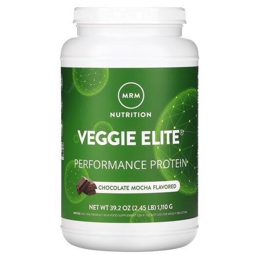 Основне фото товара Veggie Elite Performance Protein Chocolate Mocha, Протеїн, 1110 г