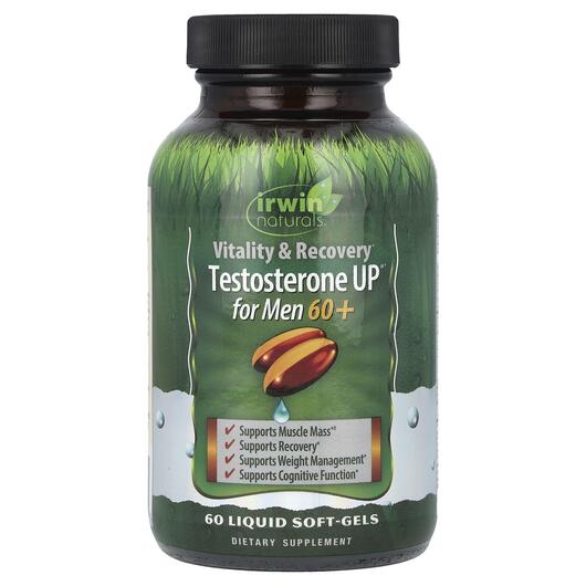 Основне фото товара Testosterone UP for Men 60+, Бустер Тестостерону, 60 Liquid Softg