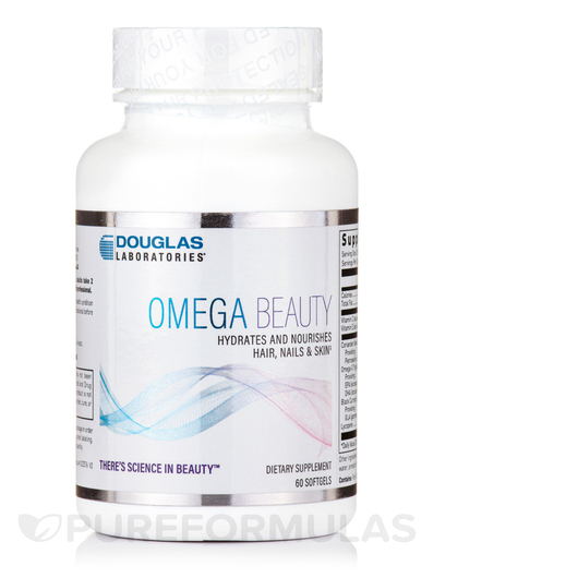 Основне фото товара Douglas Laboratories, Omega Beauty, Омега 3, 60 капсул