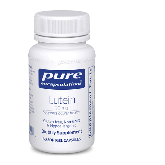 Основне фото товара Pure Encapsulations, Lutein 20 mg, Лютеїн, 60 капсул